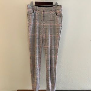 Express stretch houndstooth work pants Sz 4/L